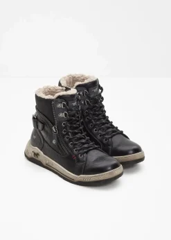 Mustang Sneaker|Gefütterte Winterschuhe^High-Top-Sneaker schwarz