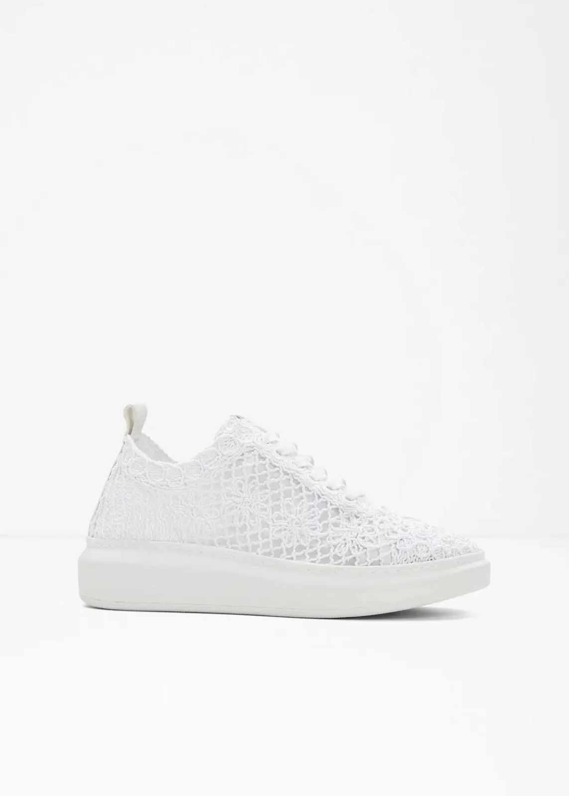 Mustang High Heels|Sneaker^Plateau Sneaker weiß