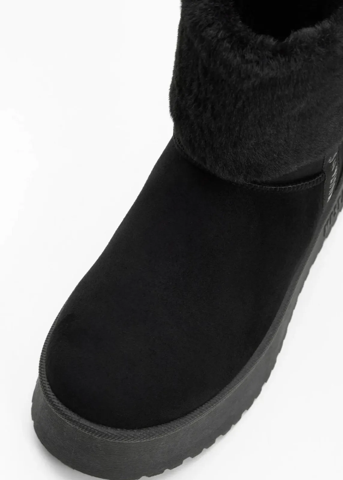 Mustang High Heels|Gefütterte Winterschuhe^Plateau-Boots schwarz