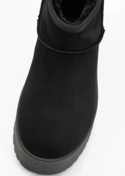 Mustang High Heels|Boots^Plateau-Boots schwarz