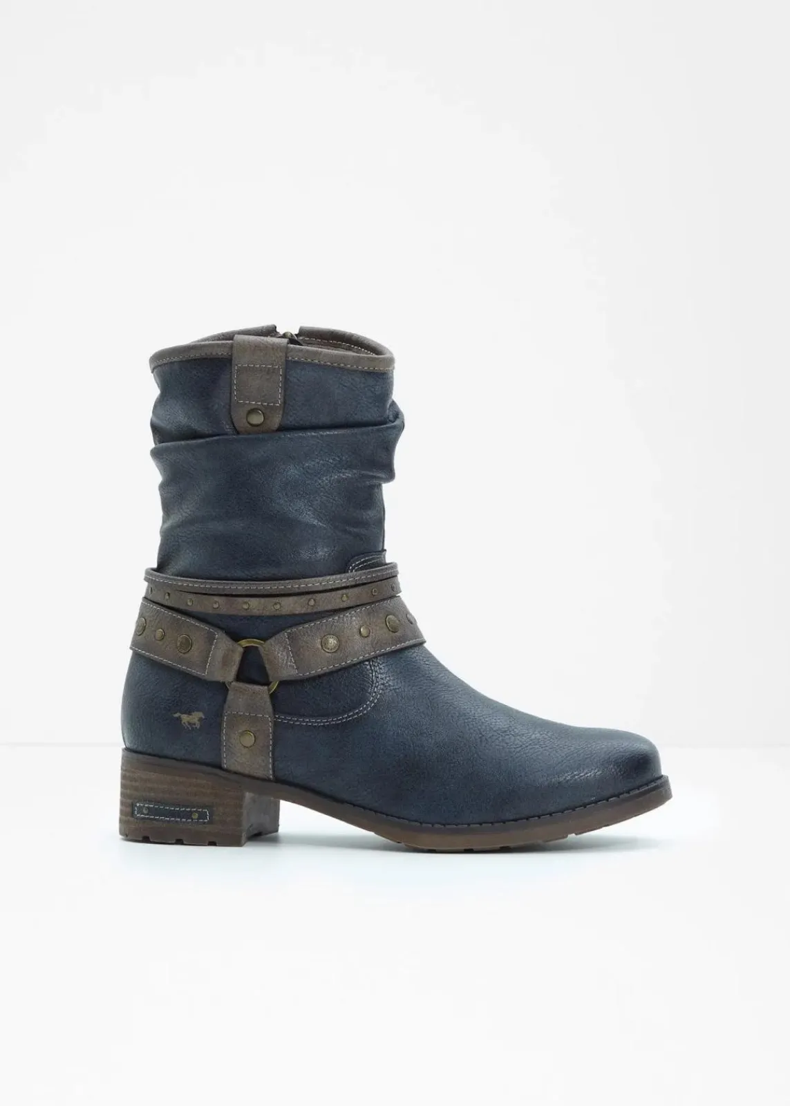 Mustang High Heels|Stiefel^Stiefel dunkelblau