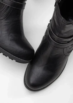 Mustang High Heels|Gefütterte Winterschuhe^Stiefelette schwarz