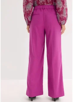 bonprix Bekleidung·Kleider|Hosen^Nadelstreifen Marlenehose dunkelfuchsia