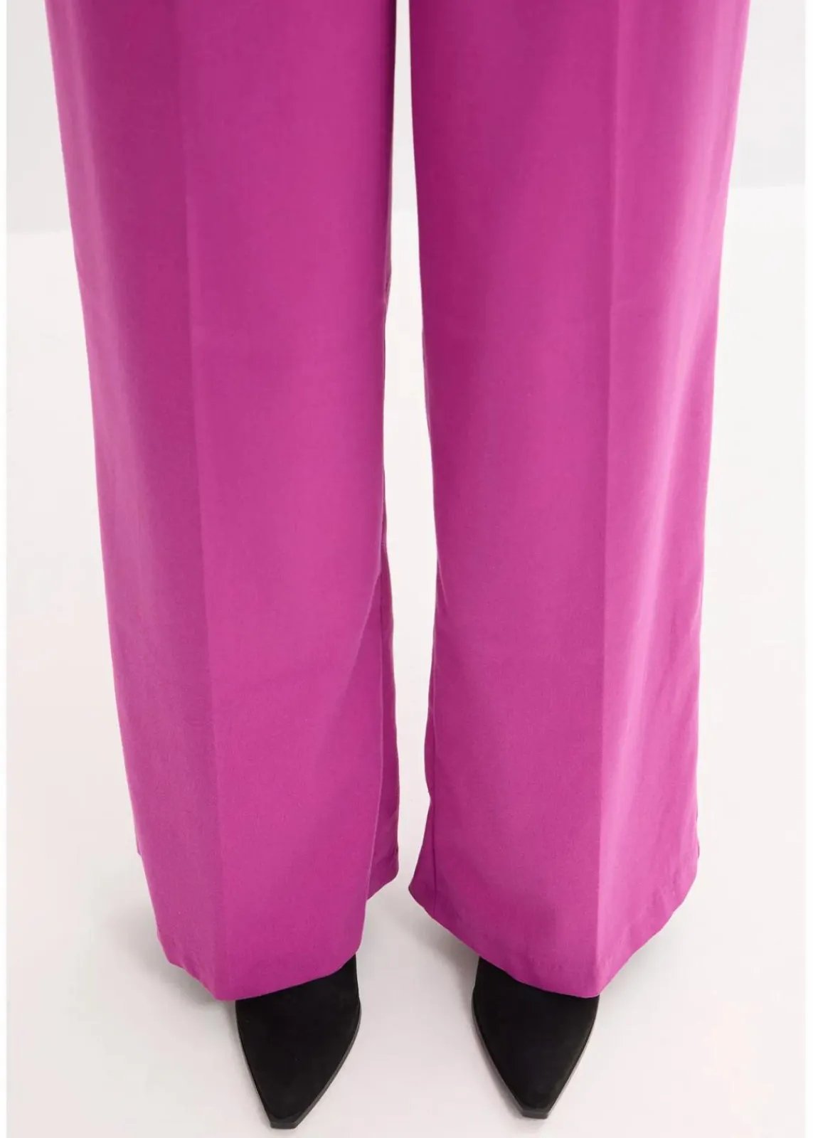 bonprix Bekleidung·Kleider|Hosen^Nadelstreifen Marlenehose dunkelfuchsia