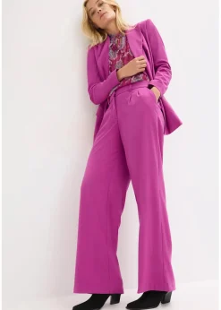 bonprix Bekleidung·Kleider|Hosen^Nadelstreifen Marlenehose dunkelfuchsia
