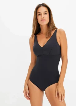 bonprix Wäsche·Bodies|Wäsche·Shapewear^Nahtloser Medium Shape Body ohne Bügel schwarz