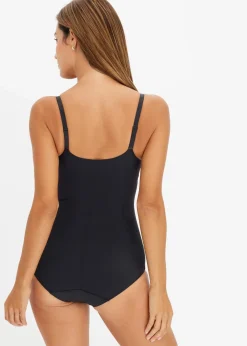 bonprix Wäsche·Bodies|Wäsche·Shapewear^Nahtloser Medium Shape Body ohne Bügel schwarz