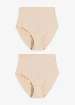 bonprix Höschen|Shapewear^Nahtloser Shape Slip Ultra Light (2er Pack) 2x mattbeige