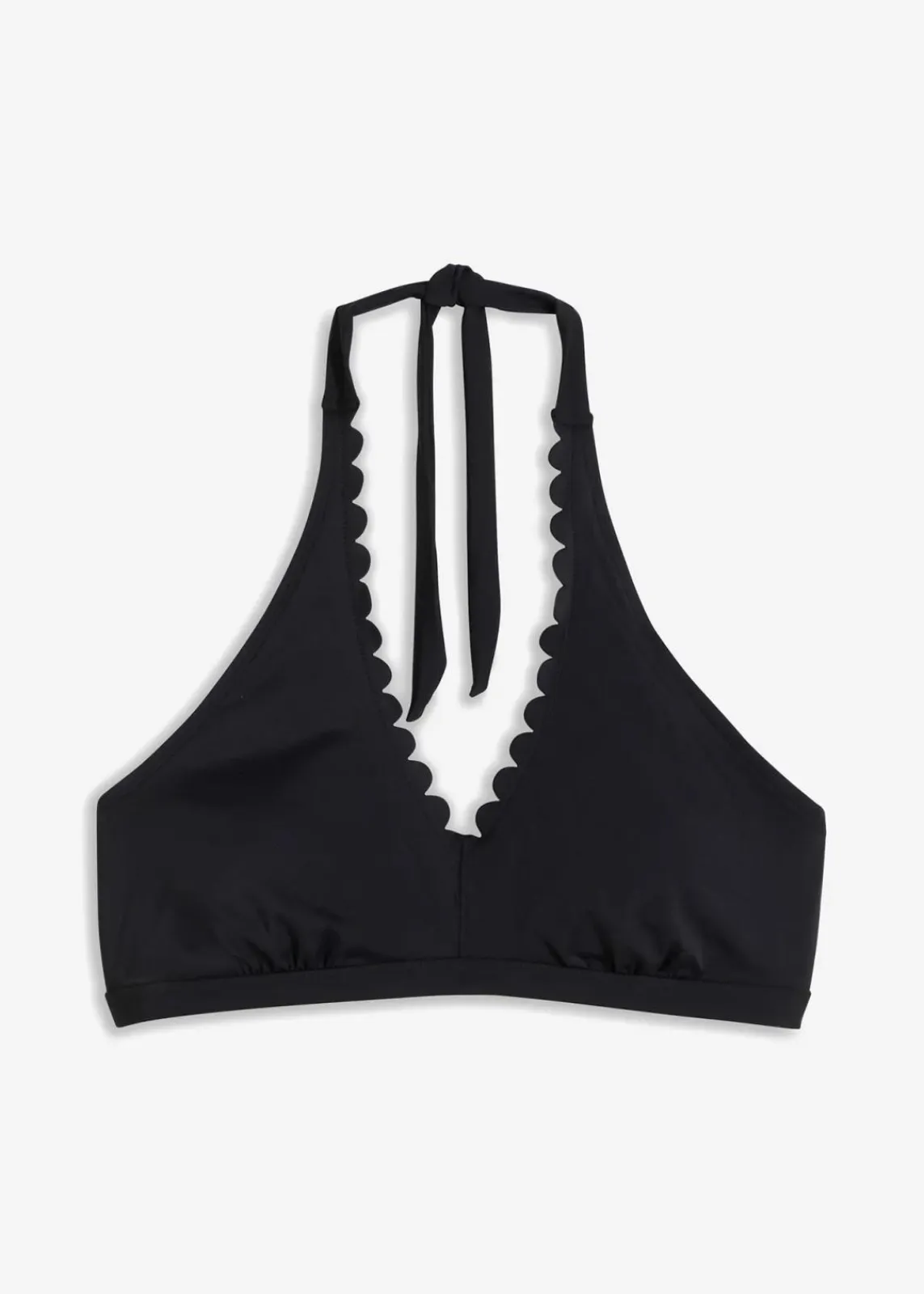 bonprix Nachhaltigere Materialien|Mix & Match^Neckholder Bikini Oberteil schwarz