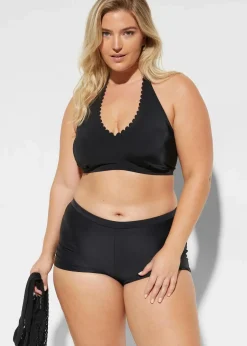 bonprix Nachhaltigere Materialien|Mix & Match^Neckholder Bikini Oberteil schwarz