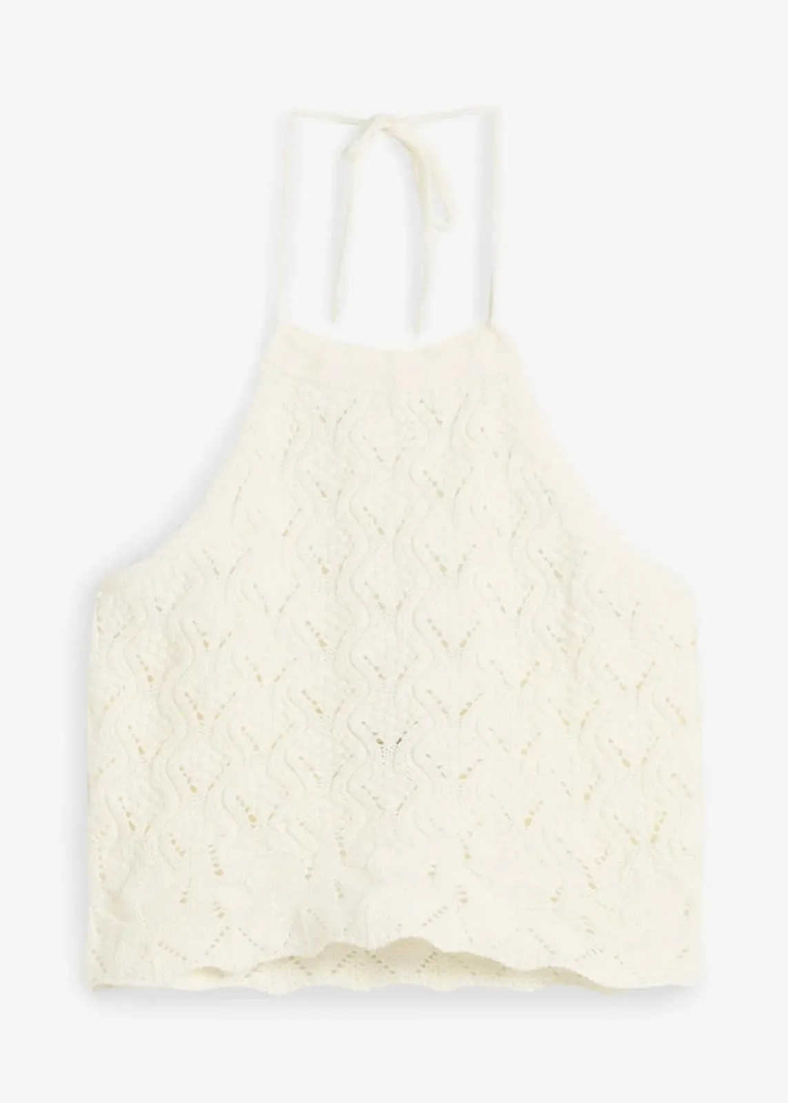 bonprix Strickmode|Shirts & Tops^Neckholder Stricktop wollweiß