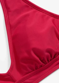 bonprix Nachhaltigere Materialien|Bikinis^Neckholder-Bikinioberteil mit V-Ausschnitt fuchsia