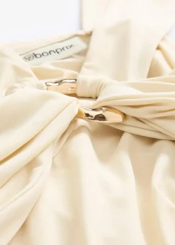 bonprix Shirts & Tops^Neckholder-Top mit gehämmerter Deko-Schnalle natur
