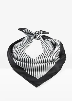 bonprix Schals & Tücher|Schuhe & Accessoires In Spezialgrößen·Tücher & Ponchos^Nicky Tuch mit Streifen cremeweiß/schwarz