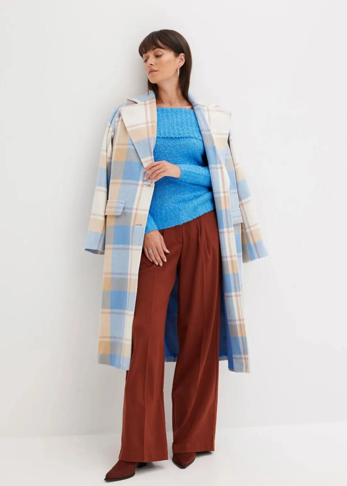 bonprix Pullover & Strickjacken|Bekleidung·Jeans^Off Shoulder Pullover brilliantblau