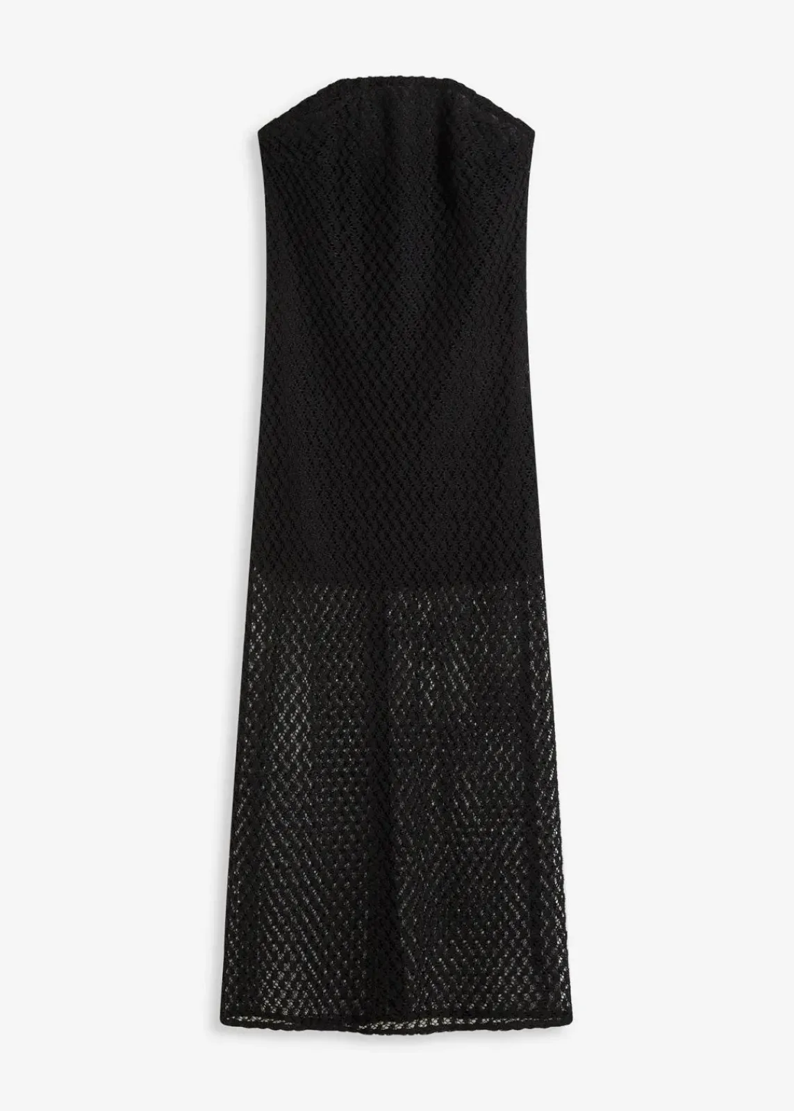 bonprix Kleider^Off-Shoulder-Kleid mit Spitze schwarz