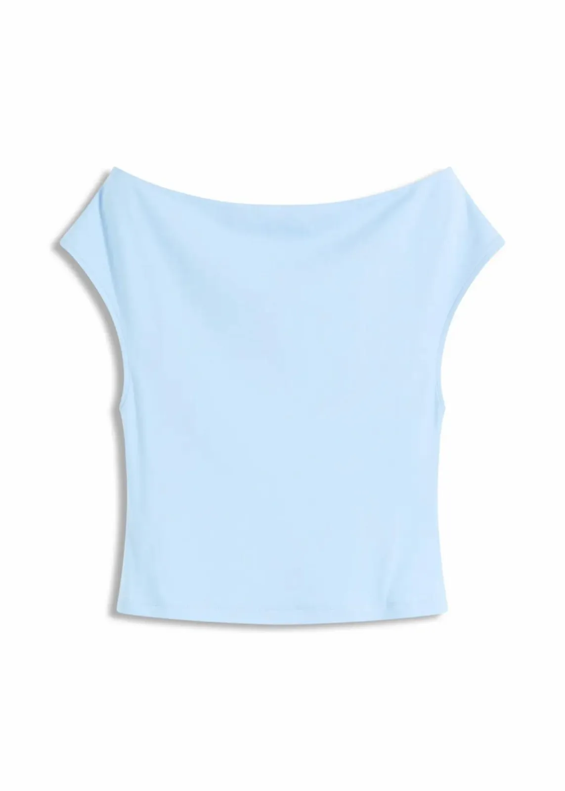 bonprix Shirts & Tops^Off-Shoulder-Shirt aus reiner Bio-Baumwolle hellblau