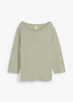 bonprix Shirts & Tops^Off-Shoulder-Shirt aus softem Modal-Mix seegras