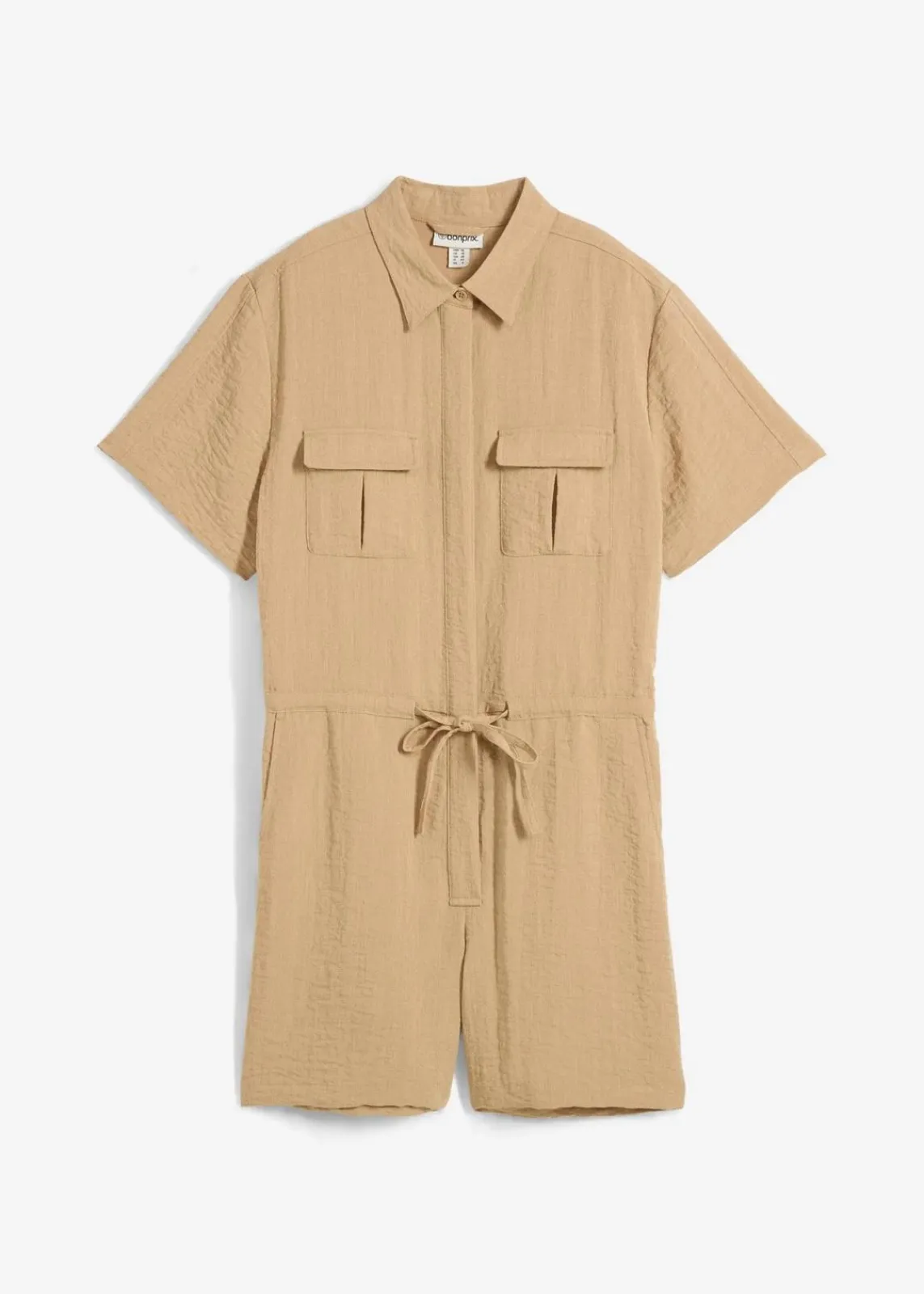 bonprix Bekleidung·Homewear|Jumpsuits^Overall aus feinem Viskose-Mix new beige