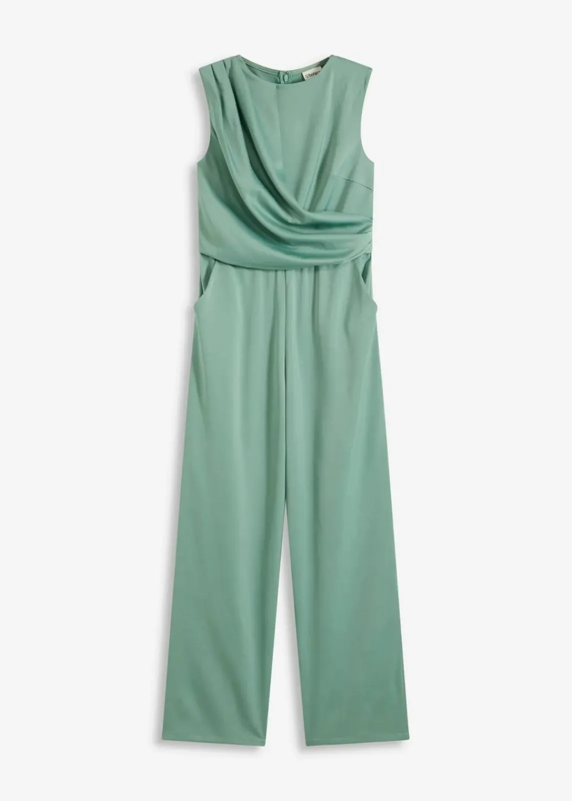 bonprix Bekleidung·Homewear|Festliche Mode^Overall aus glänzendem Satin pastellgrün