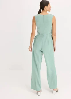 bonprix Bekleidung·Homewear|Festliche Mode^Overall aus glänzendem Satin pastellgrün