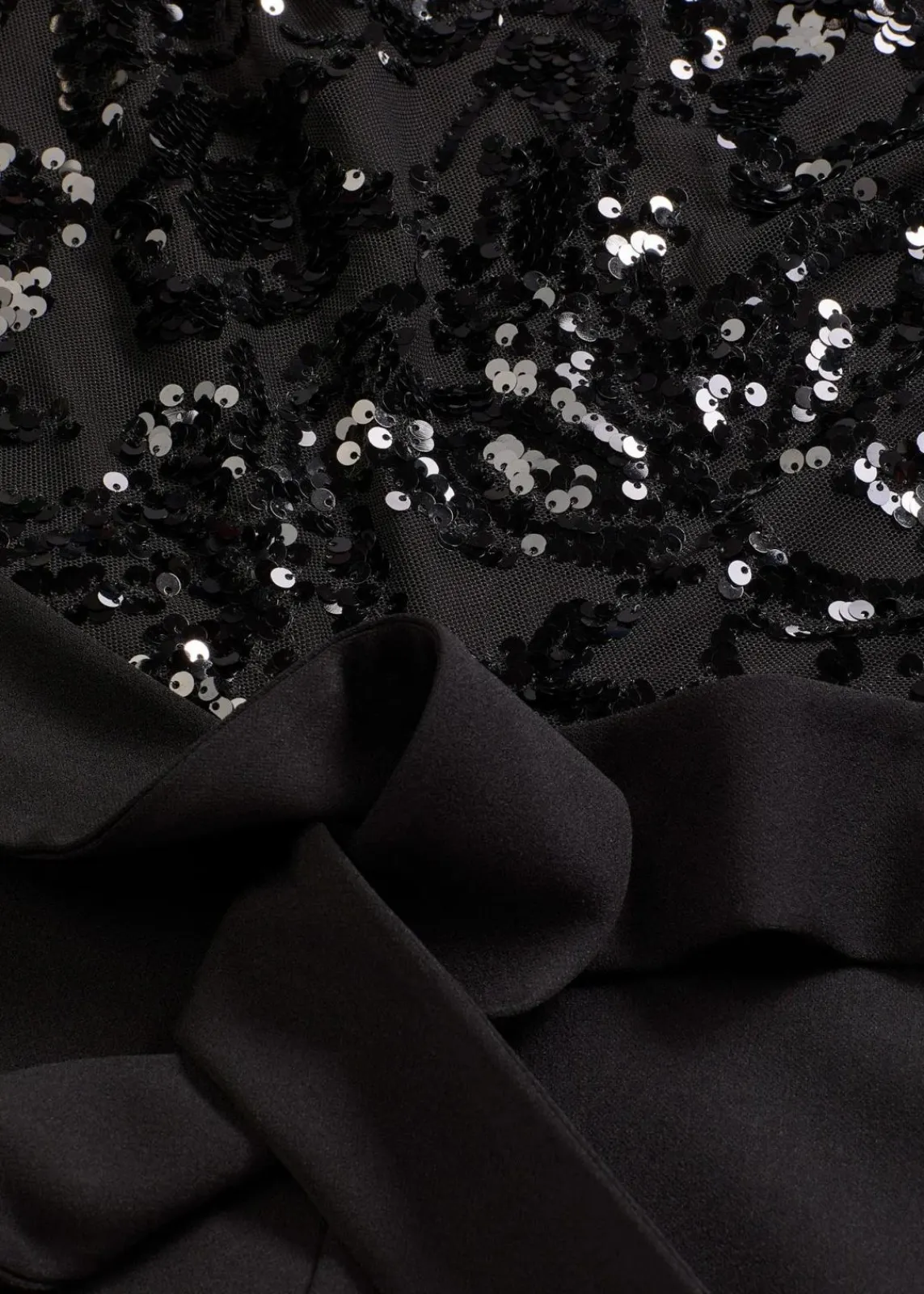 bonprix Bekleidung·Homewear|Festliche Mode^Overall mit Paillettenstickerei schwarz