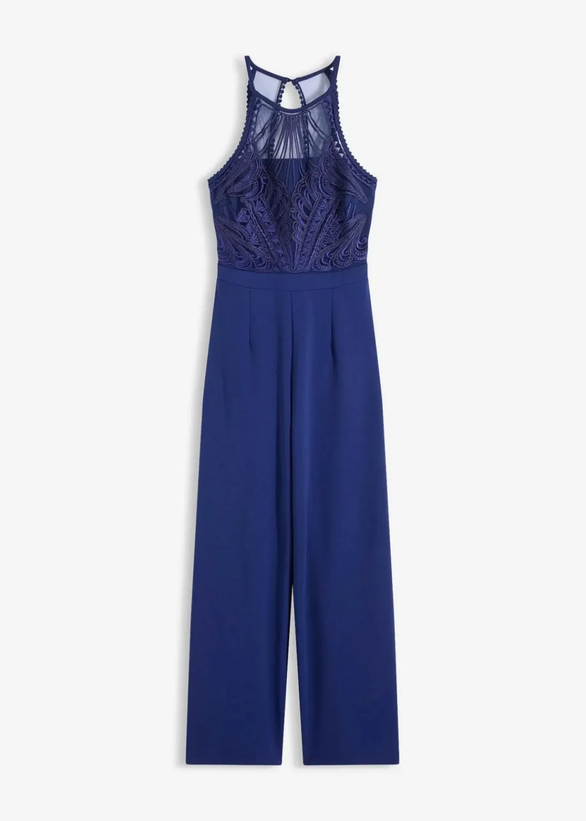 bonprix Bekleidung·Homewear|Festliche Mode^Overall mit Spitze mitternachtsblau