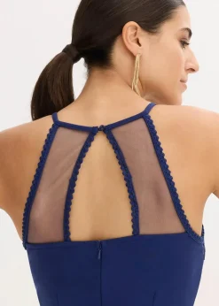 bonprix Bekleidung·Homewear|Festliche Mode^Overall mit Spitze mitternachtsblau