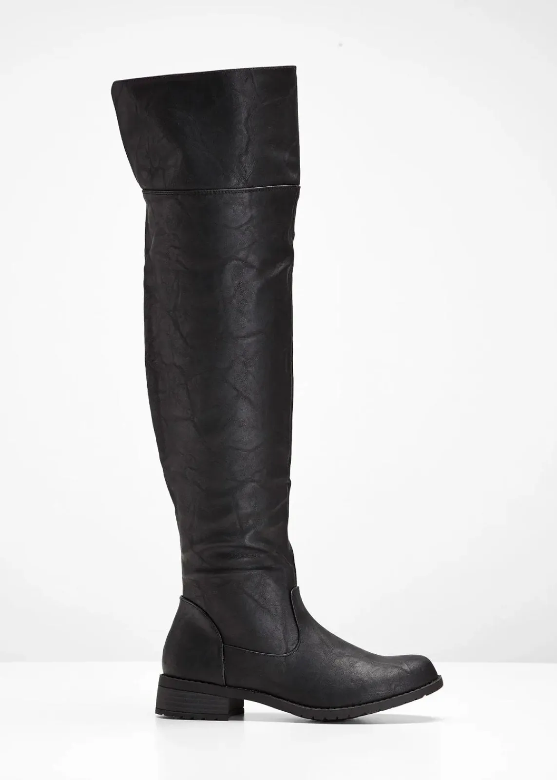 bonprix Stiefel|Schuhe & Accessoires In Spezialgrößen·Schuhe In Übergröße^Overknee Stiefel schwarz