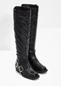 bonprix Stiefel^Overknee Stiefel schwarz