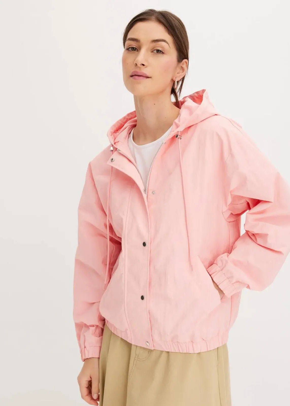 bonprix Bekleidung·Hosen|Jacken & Mäntel^Oversize Blouson softrosa