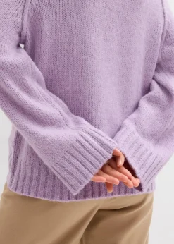 bonprix Bekleidung·Jeans|Pullover & Strickjacken^Oversize Grobstrickpullover zartflieder