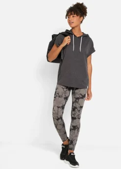 bonprix Bekleidung·Sweat|Bekleidung·Blusen & Tuniken^Oversize Hoodie anthrazit meliert