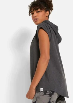 bonprix Bekleidung·Sweat|Bekleidung·Blusen & Tuniken^Oversize Hoodie anthrazit meliert