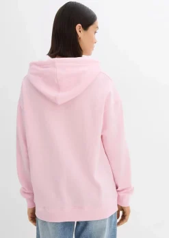 bonprix Bekleidung·Röcke|Bekleidung·Blusen & Tuniken^Oversize Hoodie kristallrosa