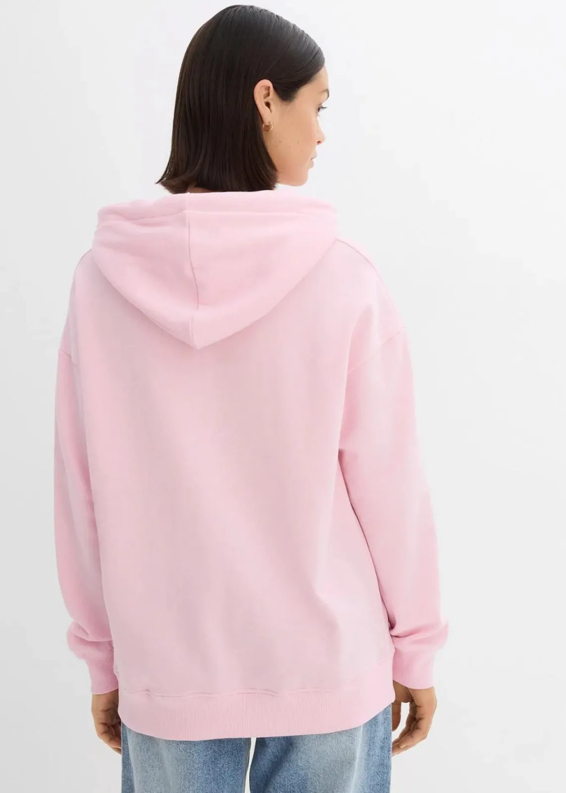 bonprix Bekleidung·Röcke|Bekleidung·Blusen & Tuniken^Oversize Hoodie kristallrosa