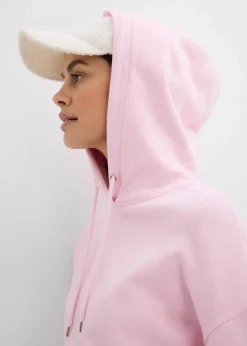 bonprix Bekleidung·Röcke|Bekleidung·Blusen & Tuniken^Oversize Hoodie kristallrosa