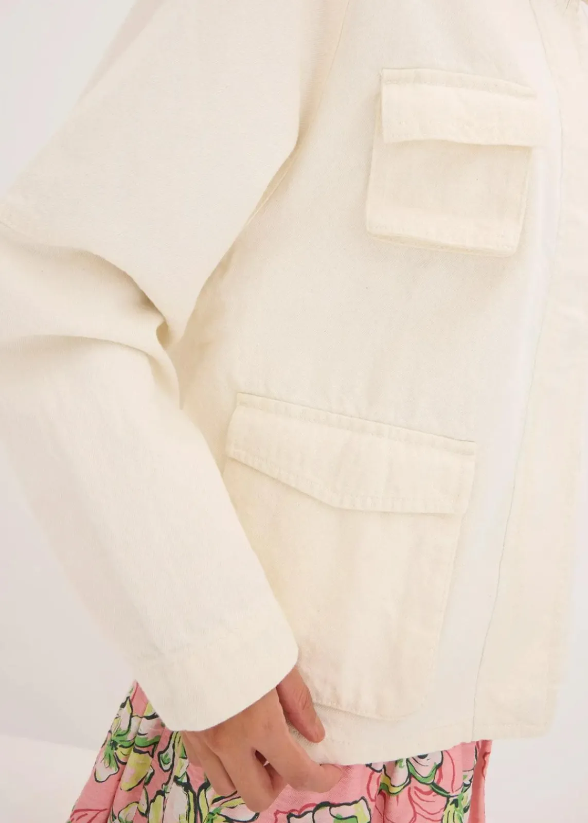 bonprix Jacken & Mäntel|Bekleidung·Hosen^Oversize Jacke natur
