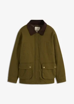 bonprix Jacken & Mäntel^Oversize Parka erdoliv/dunkelbraun