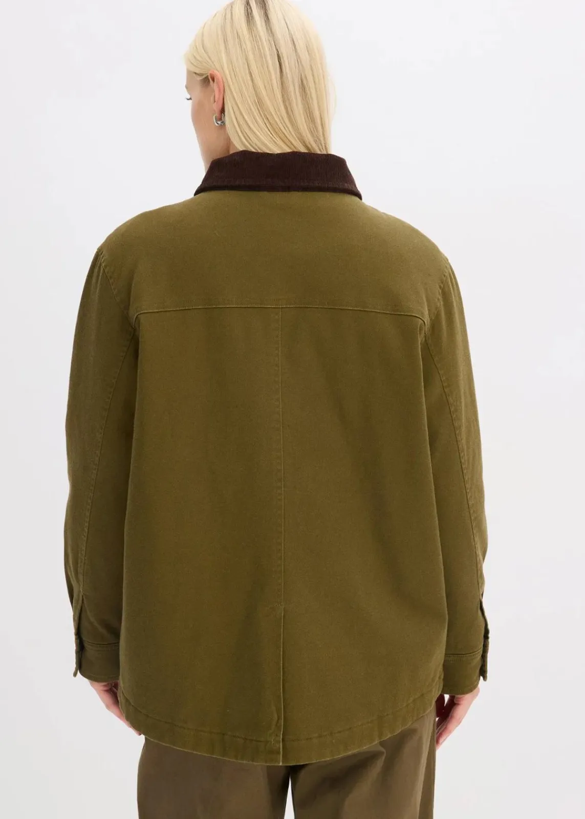 bonprix Jacken & Mäntel^Oversize Parka erdoliv/dunkelbraun