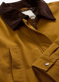 bonprix Jacken & Mäntel^Oversize Parka goldbraun/dunkelbraun