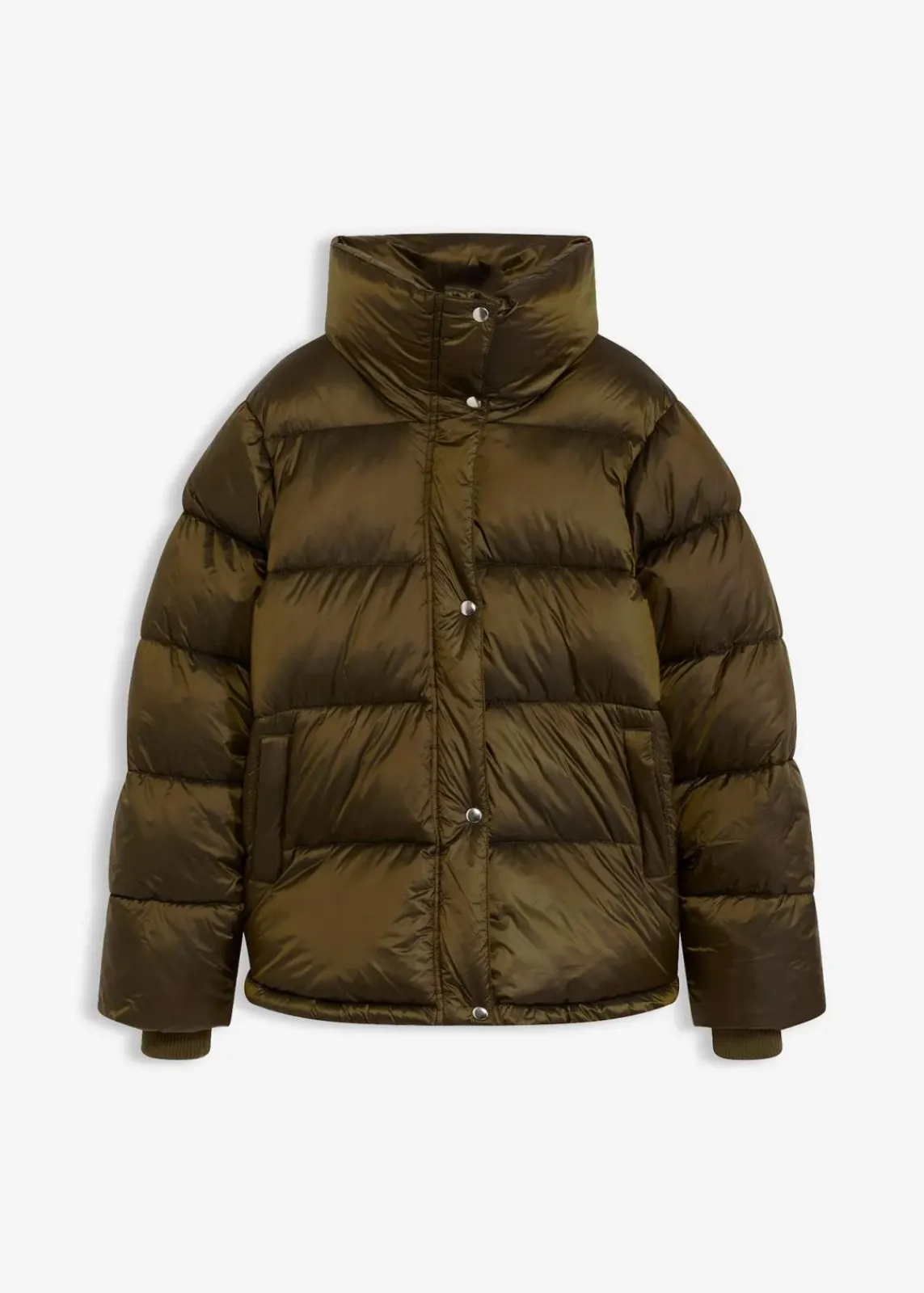 bonprix Bekleidung·Hosen|Jacken & Mäntel^Oversize Steppjacke erdoliv
