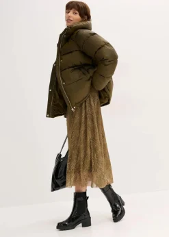 bonprix Bekleidung·Hosen|Jacken & Mäntel^Oversize Steppjacke erdoliv