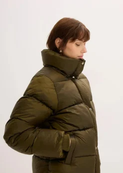 bonprix Bekleidung·Hosen|Jacken & Mäntel^Oversize Steppjacke erdoliv