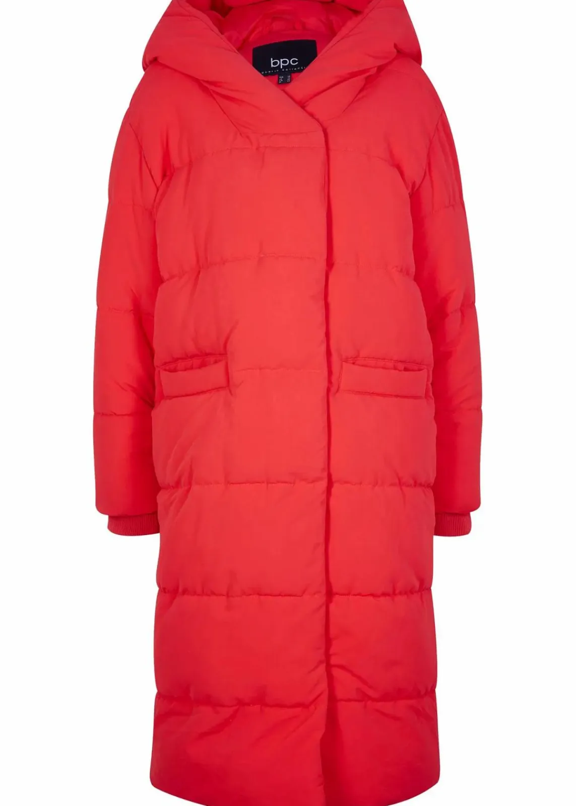 bonprix Jacken & Mäntel|Nachhaltigere Materialien^Oversize Steppmantel tomatenrot