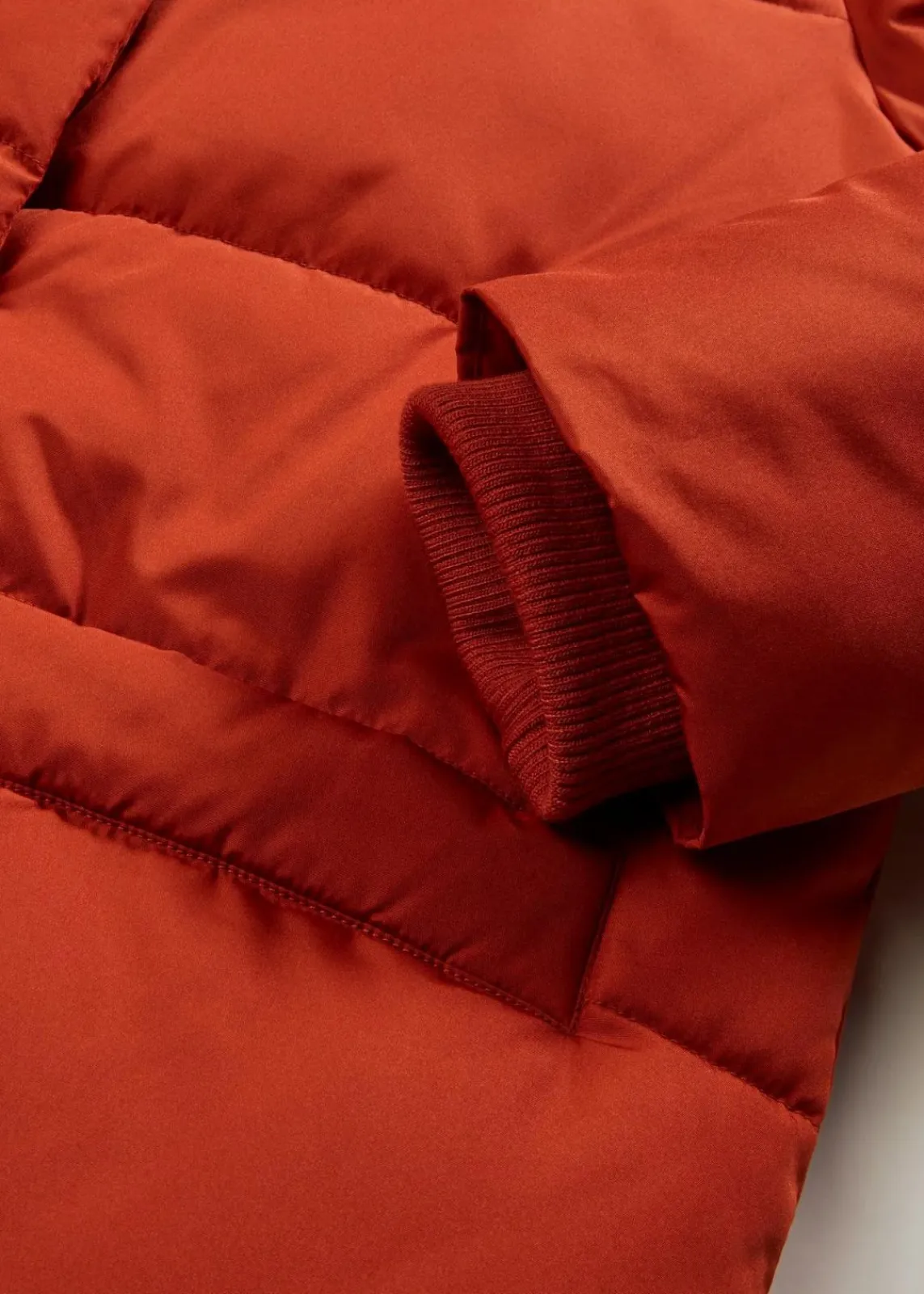 bonprix Jacken & Mäntel|Nachhaltigere Materialien^Oversize Steppmantel rostbraun