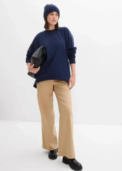 bonprix Bekleidung·Blusen & Tuniken|Sweat^Oversize Sweatshirt dunkelblau