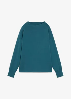bonprix Bekleidung·Röcke|Bekleidung·Blusen & Tuniken^Oversize Sweatshirt aus weichem Scuba pfeffergrün