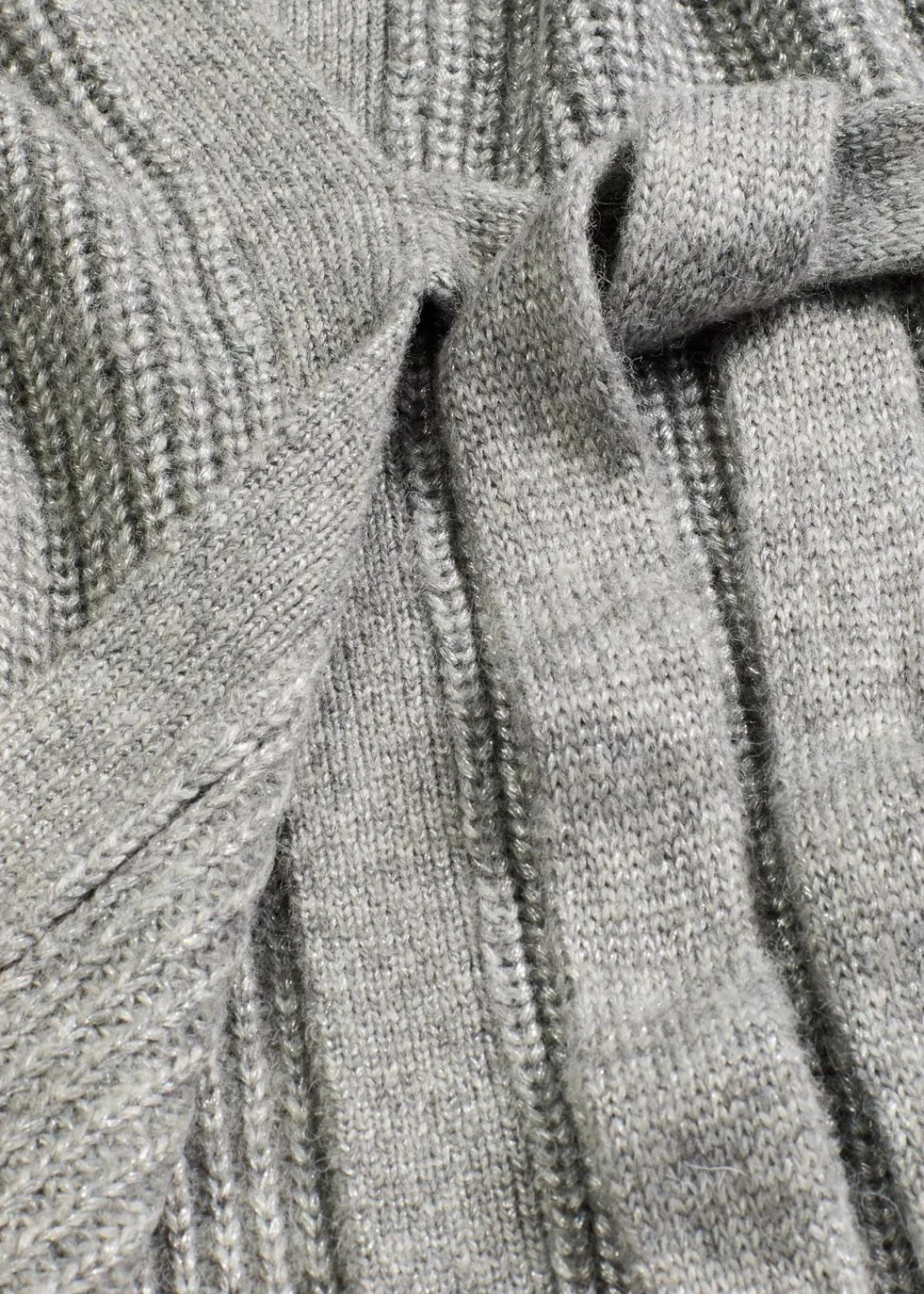 bonprix Bekleidung·Jeans|Pullover & Strickjacken^Oversize Wickelcardigan grau meliert