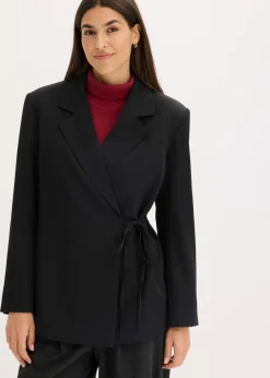 bonprix Blazer|Bekleidung·Basics^Oversize-Blazer schwarz